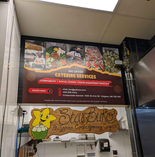 Star Buko Grill Coroplast Sign