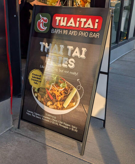 Thai Tai Vietnamese Metal A-Frame