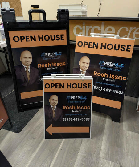 Real Estate A Frame Signs