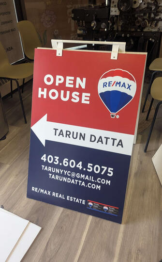 Real Estate Double-sided sandwich board