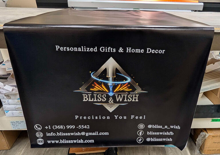 Bliss & Wish Table Banner
