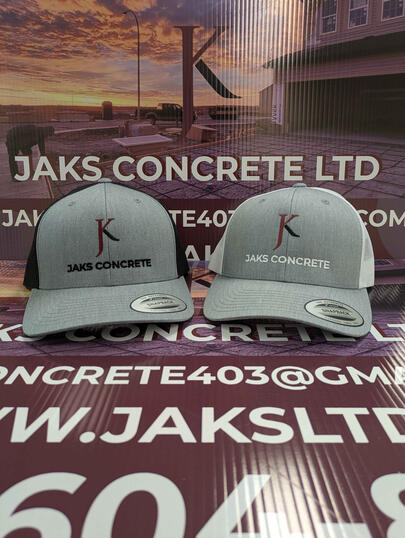 Jak's Concrete Lawn Signs and Embroidered Hats